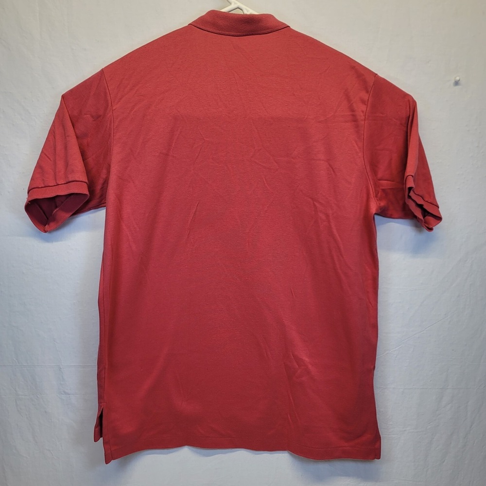 Vintage Polo Ralph Lauren Made in USA Red Casual Polo Short Sleeve Shirt Men XL - Picture 2 of 6